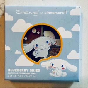 The Crème Shop x Cinnamoroll Blueberry Skies Eyeshadow Quad